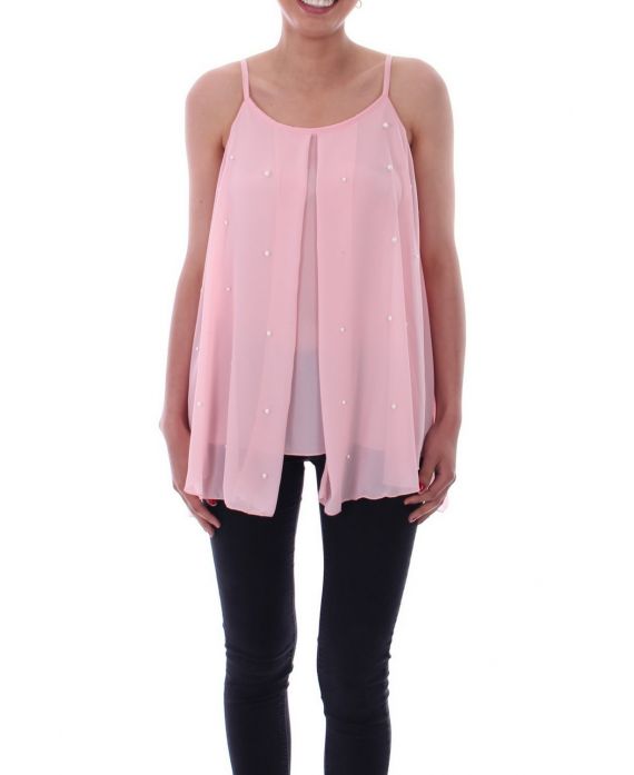 TOP DRAPIERT PERLEN 9147 ROSA