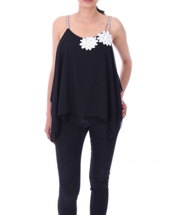 TOP FLEURS 9144 NOIR