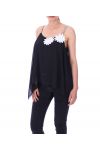 TOP FLEURS 9144 NOIR