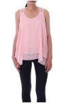 TOP SCHIENA IN PIZZO 9143 ROSA