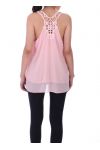 TOP SCHIENA IN PIZZO 9143 ROSA