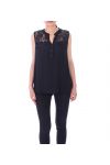 BLUSA DE ENCAJE 9141 NEGRO