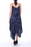 DRESS PRINT TROPICAL 9140 NAVY