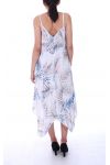 ROBE IMPRIMEE TROPICAL 9140 BLANC