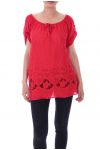 TUNIQUE BRODEE 9142 ROOD