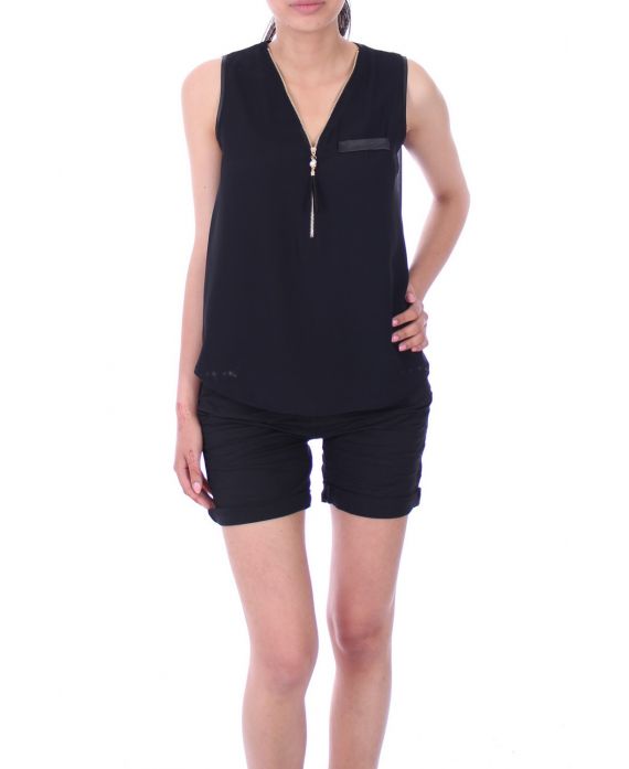 TOP CREMALLERAS 9172 NEGRO