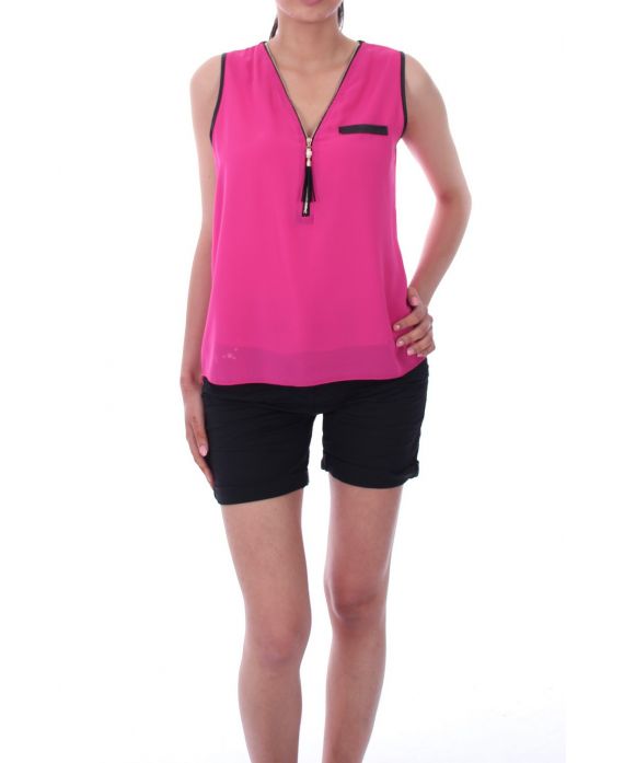 TOP CREMALLERAS 9172 FUSHIA