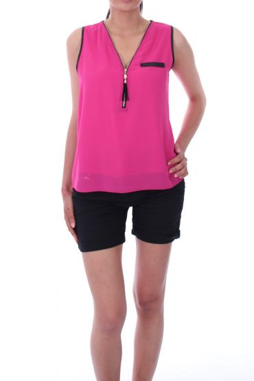 TOP CREMALLERAS 9172 FUSHIA