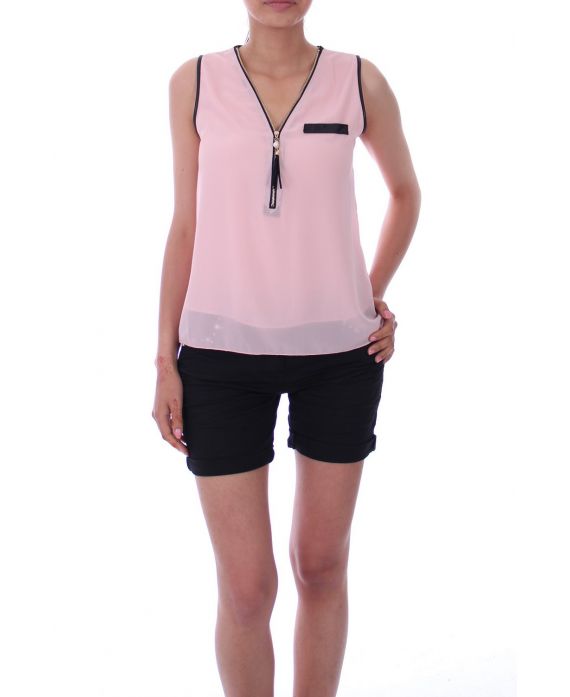 TOP CREMALLERAS 9172 ROSA