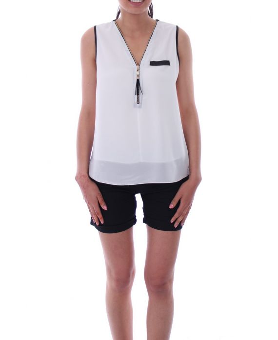 TOP ZIP 9172 BIANCO