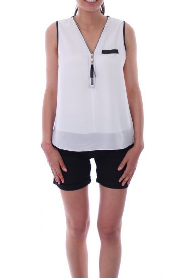 TOP ZIP 9172 BIANCO