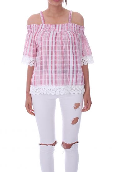 TOP EPAULES DENUDEES 9171 ROSE