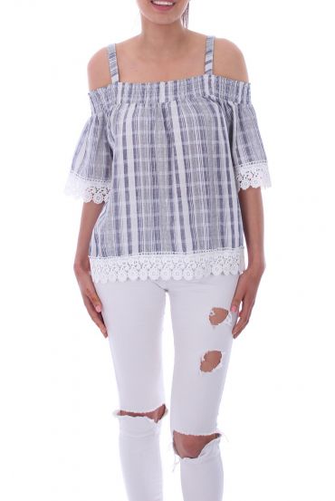 TOP SPALLE DENUDEES 9171 BLU