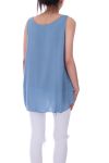 TOP SOVRAPPONE GLITTER 9173 BLU