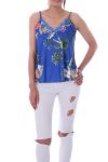 TOP PRINT FLORAL 9178 BLUE