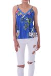 BOVEN PRINT BLOEMEN 9178 BLAUW