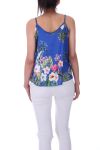 BOVEN PRINT BLOEMEN 9178 BLAUW