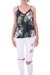 TOP FLORAL DRUCKT 9178 SCHWARZ