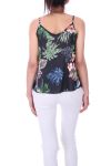 TOP STAMPA FLOREALE 9178 NERO