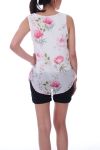 TOP CREMALLERAS FLORES 9182 BLANCO