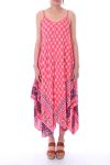 DRESS PRINTED 9185 CORAL