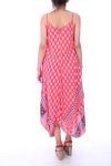 DRESS PRINTED 9185 CORAL