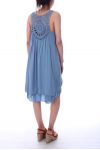 ROBE DOS FANTASIE 9186, BLAU