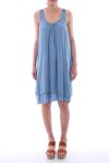 ROBE DOS FANTASIE 9186, BLAU