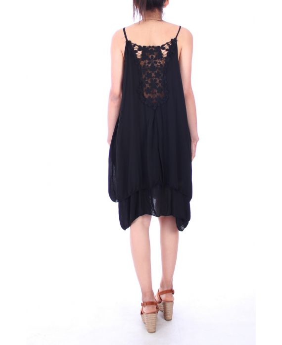 LOW BACK DRESS FANTASY 9188 BLACK