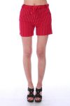 SHORT STRIPED 9190 RED