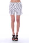 SHORT STRIPED 9190 WHITE