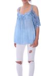 TUNIC LACE 9195 BLUE