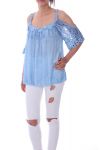 TUNIC LACE 9195 BLUE