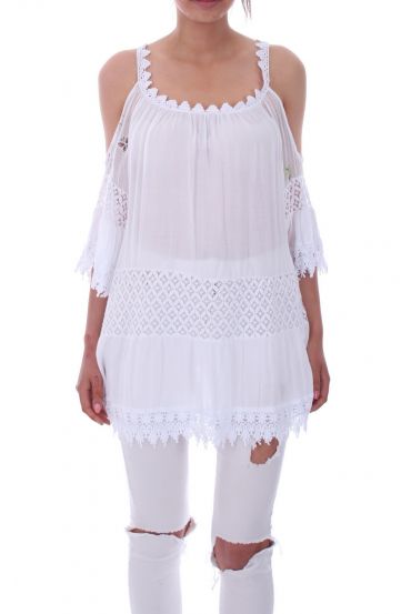 TUNIC LACE 9196 WHITE