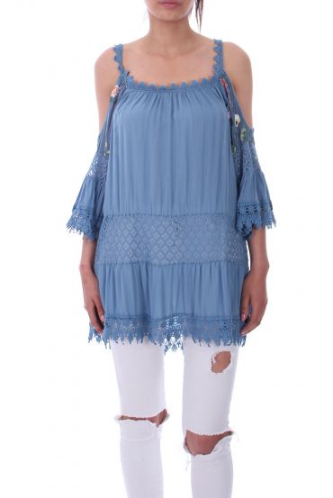 TUNIC LACE 9196 BLUE