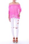 TUNIC LACE 9200 FUSHIA