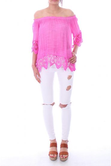 TUNIC LACE 9200 FUSHIA