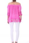 TUNIC LACE 9200 FUSHIA