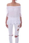 TUNIC LACE 9200 WHITE