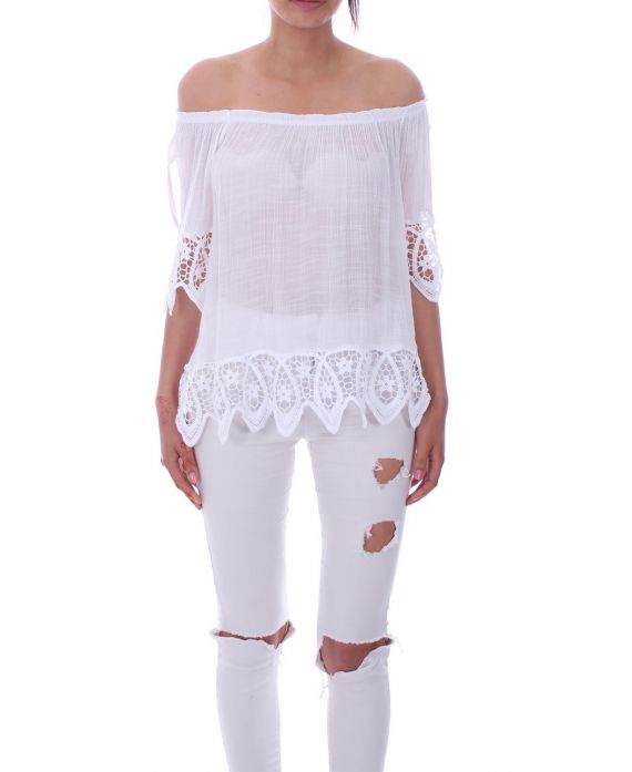 TUNIC LACE 9200 WHITE