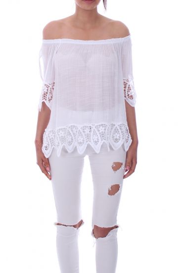 TUNIC LACE 9200 WHITE