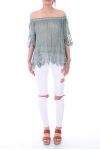 TUNIC LACE 9200 MILITARY GREEN