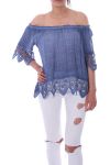 TUNIC LACE 9200 BLUE JEANS