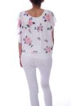 TOP A FLEURS 0021 BLANC