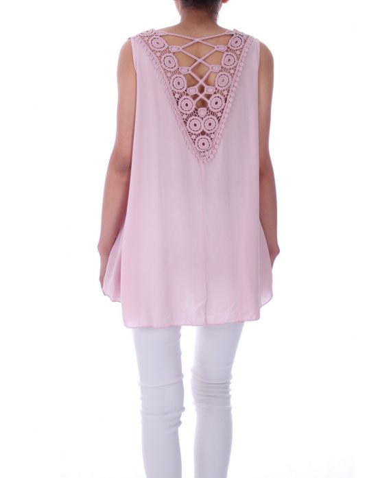 TOP BACK LACE 0009 PINK