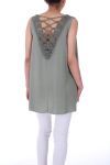 TOP BACK LACE 0009 MILITARY GREEN