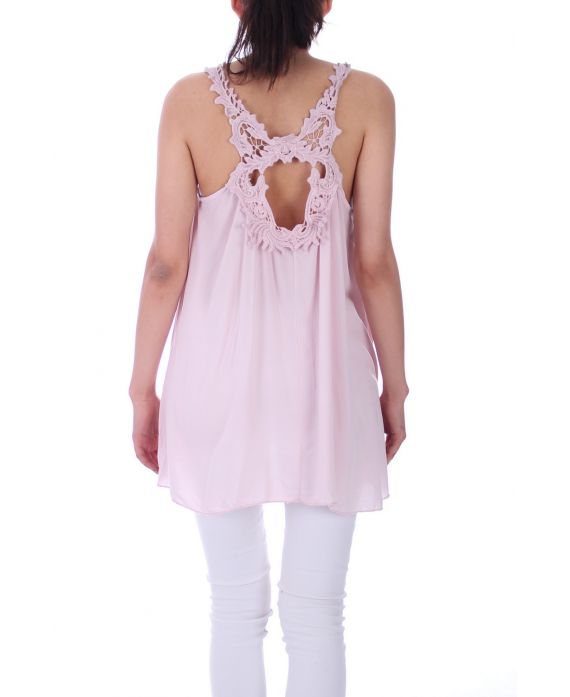 TOP BACK LACE 0008 PINK