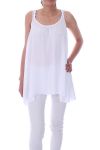 TOP SCHIENA IN PIZZO 0008 BIANCO