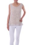 TOP MIX MATIERES 0016 BEIGE