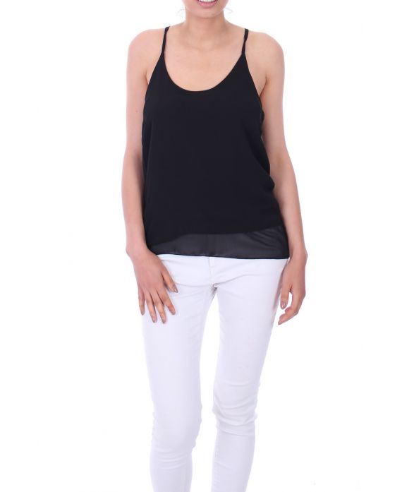 TOP BACK CROSSES 0028 BLACK